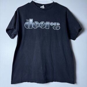 Vintage 2004 The Doors T-Shirt Black Men Size M‎ Tennessee River Tag